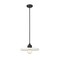 Z-Lite Paloma Pendant, 1-Light, 14 In.W x 6.25 In.H, Matte Black/Gloss Opal 820P14-MB - alternate 8